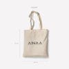ainaa tote bag front black web