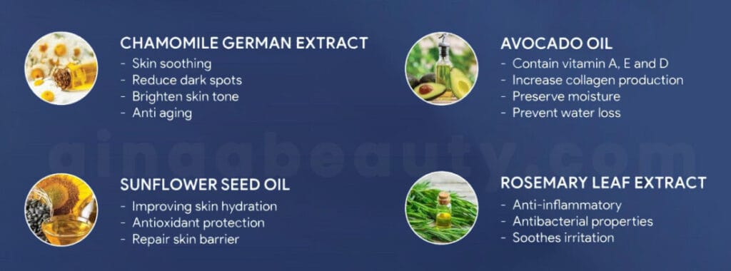 ingredient ainaa cleansing balm